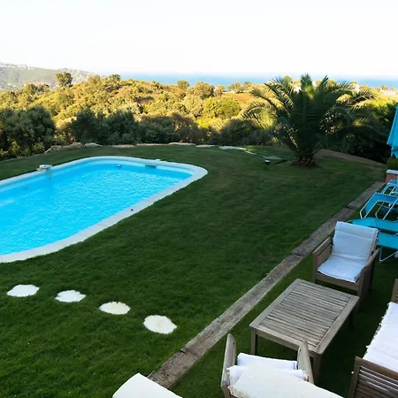 빌라 Le Calme - Sea View And Pool 생트막시메
